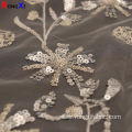 Brand New Velvet Sequin Lace Fabric